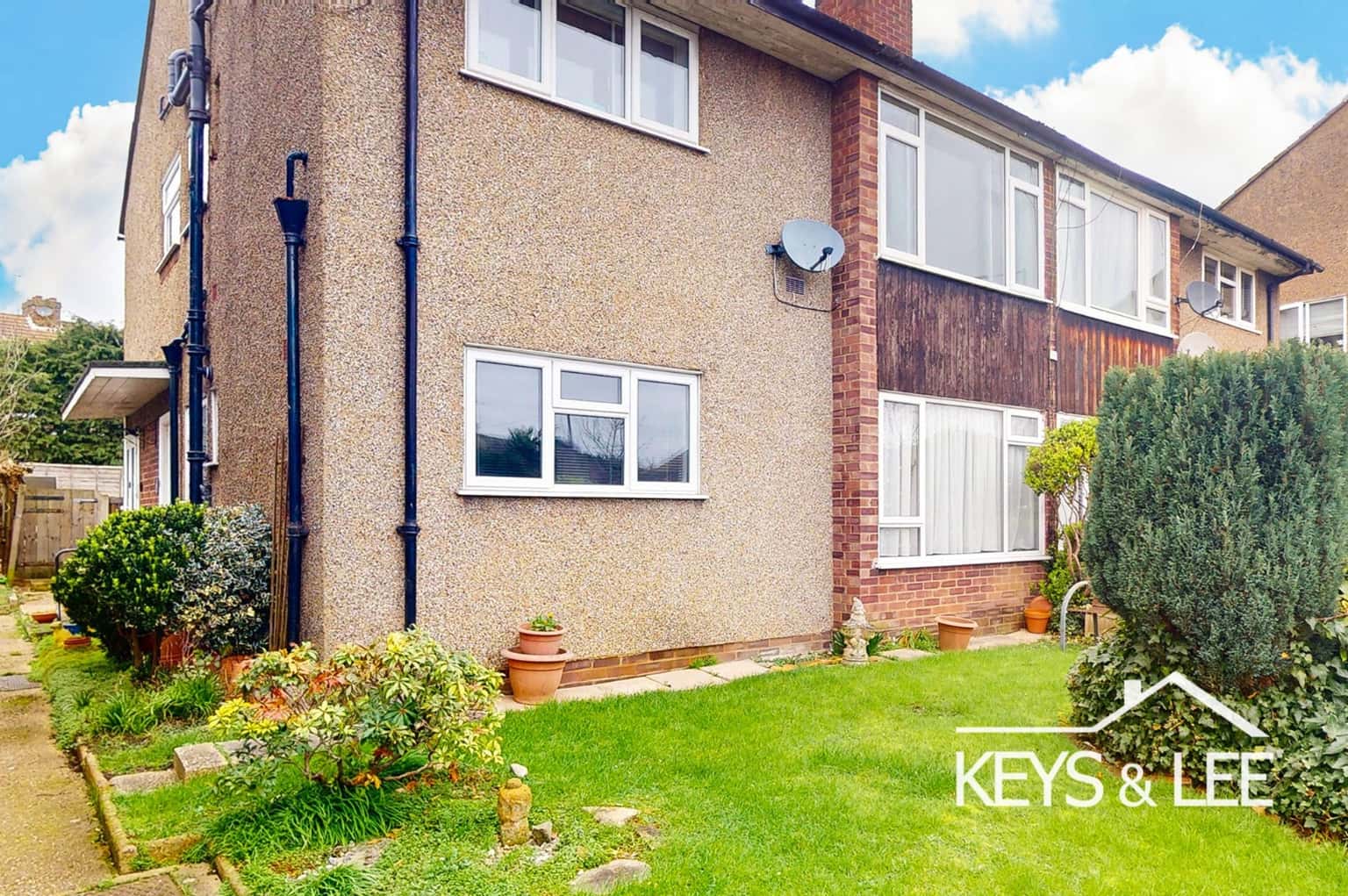 Looking for a home to make your own? This chain free flat with its own garden is full of potential. property first image