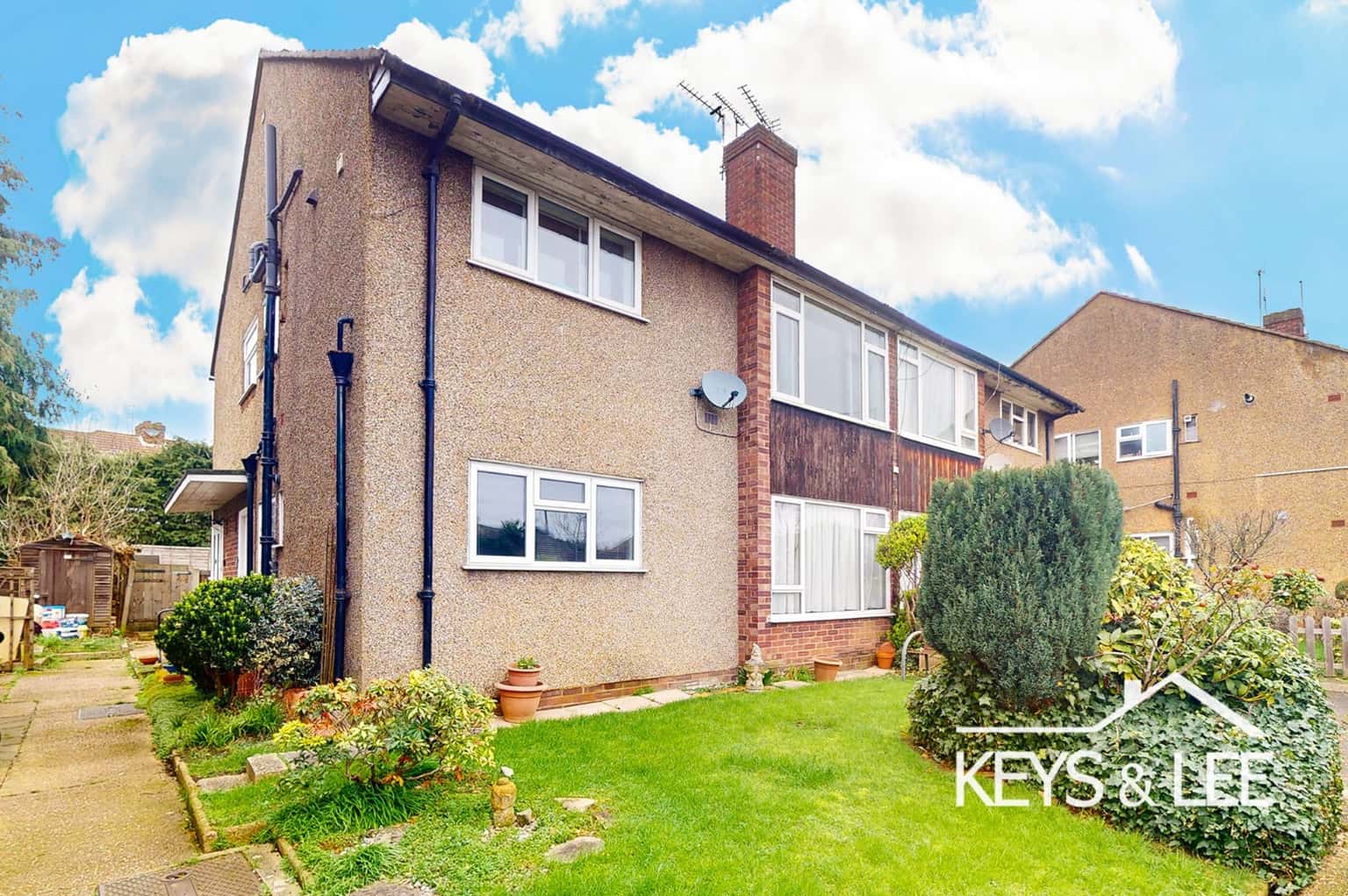 Looking for a home to make your own? This chain free flat with its own garden is full of potential. property first image