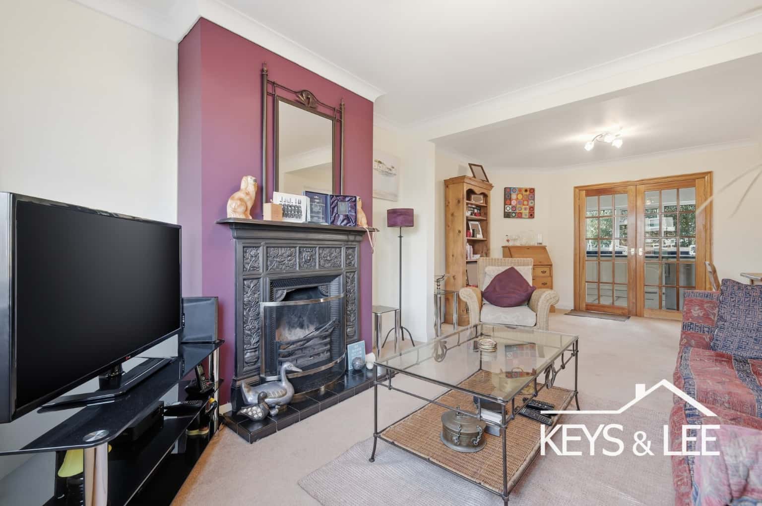 A chain free 3 bedroom house with a rear kitchen extension, in a great location for schools. property first image