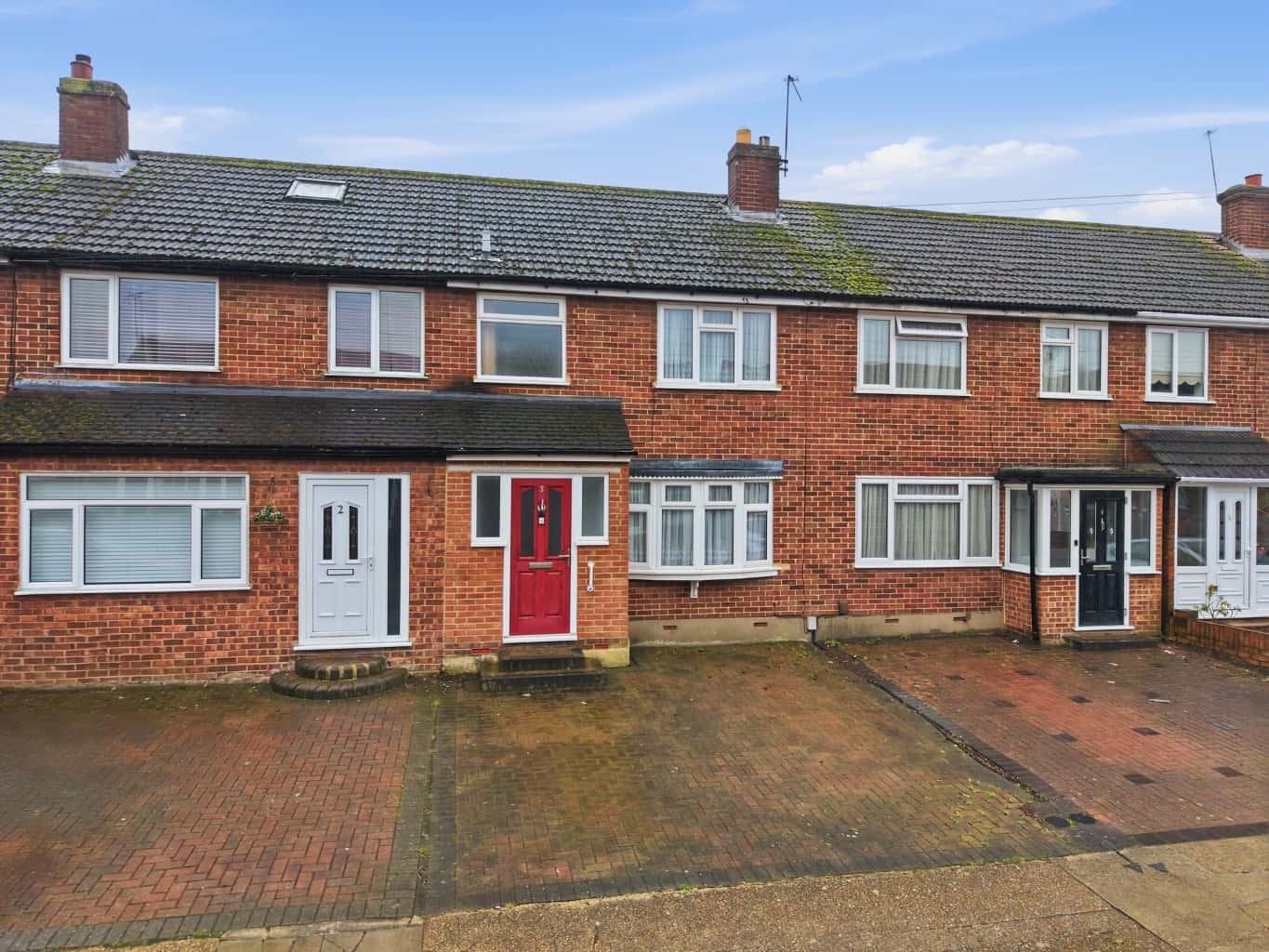 A 3 bedroom terrace house with 2 shower rooms, kitchen extension and large garden outbuilding. property first image